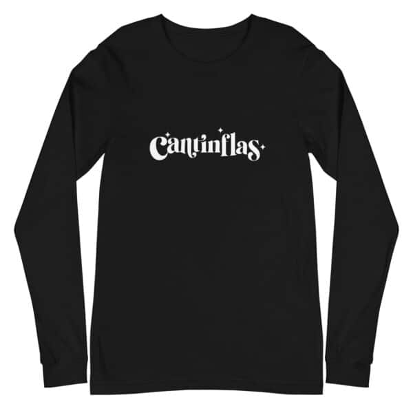 Cantinflas Logo Unisex Long Sleeve Tee Black