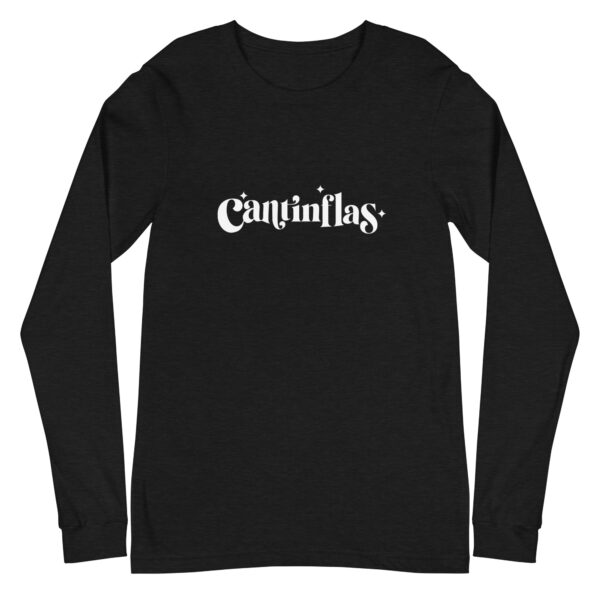 Cantinflas Logo Unisex Long Sleeve Tee Black Heather