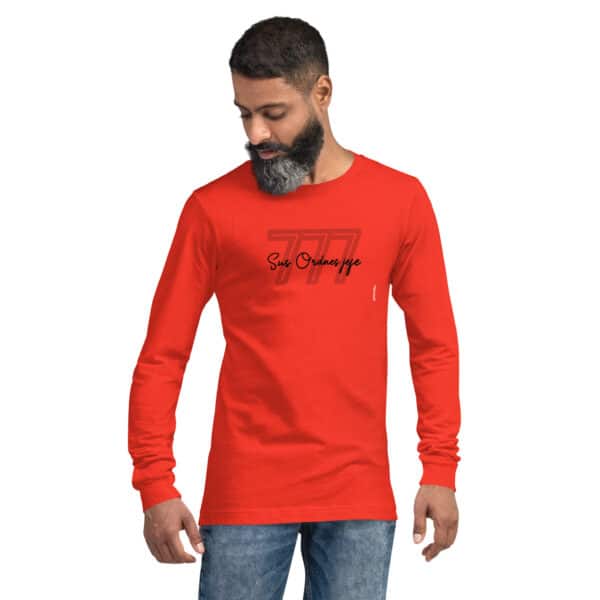 A Sus Ordnes Jefe Old Fashioned Unisex Long Sleeve Tee Poppy