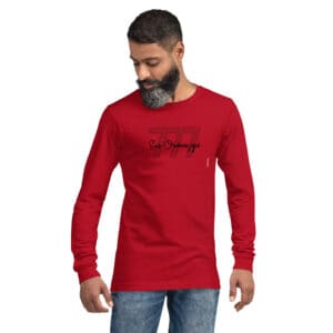 A Sus Ordnes Jefe Old Fashioned Unisex Long Sleeve Tee Red