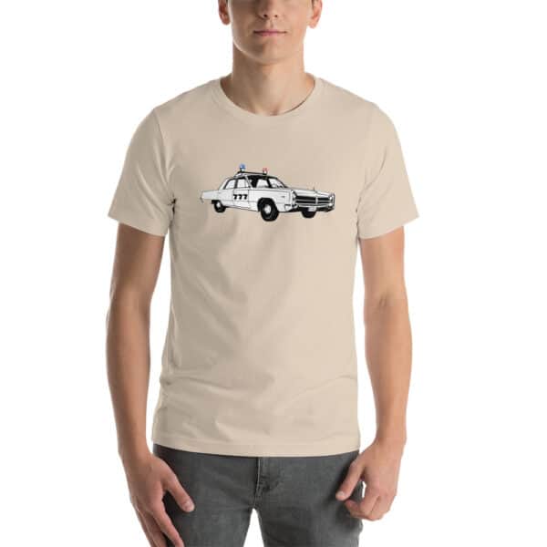 Patrol Car 777 Unisex T-shirt Soft Cream