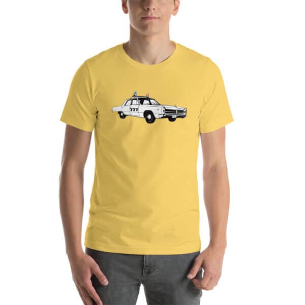 Patrol Car 777 Unisex T-shirt Yellow