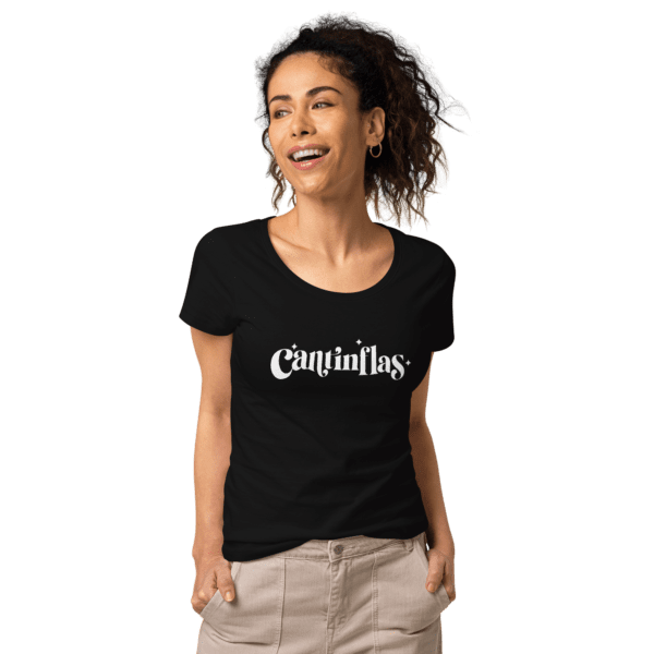 Women’s Cantinflas Logo Organic T-shirt Deep Black