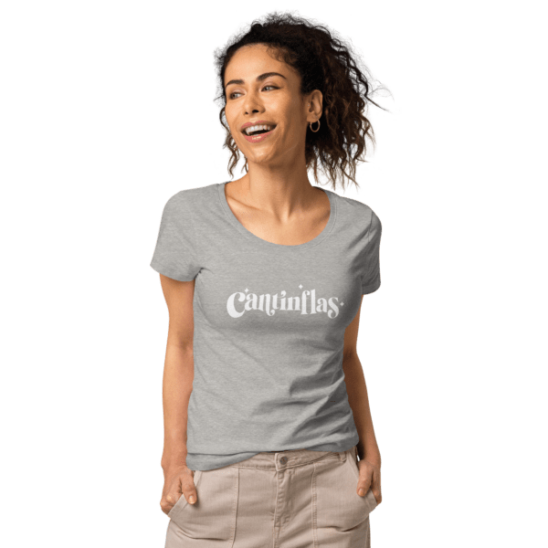 Women’s Cantinflas Logo Organic T-shirt Grey Melange