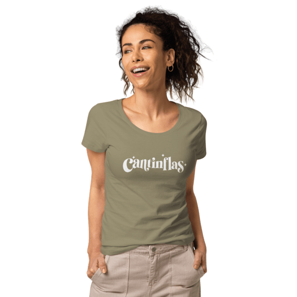 Women’s Cantinflas Logo Organic T-shirt Khaki