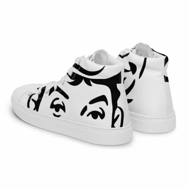 Cantinflas Abstract Profile Men's High Top Shoes