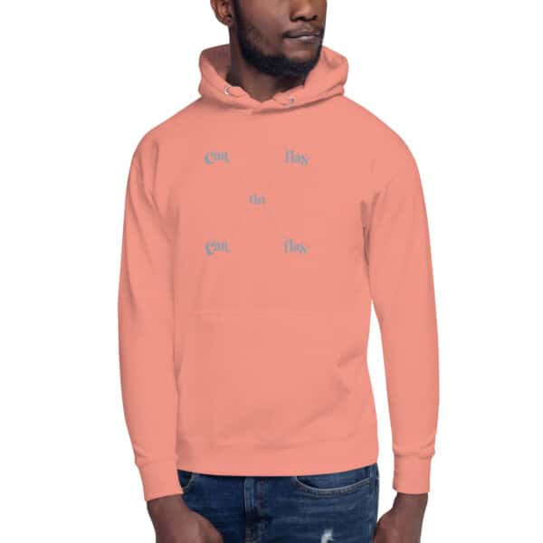 Catch Me Cantinflas Hoodie Dusty Rose