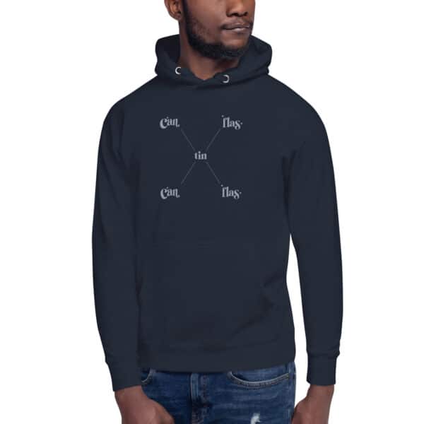 Catch Me Cantinflas Hoodie Navy Blazer
