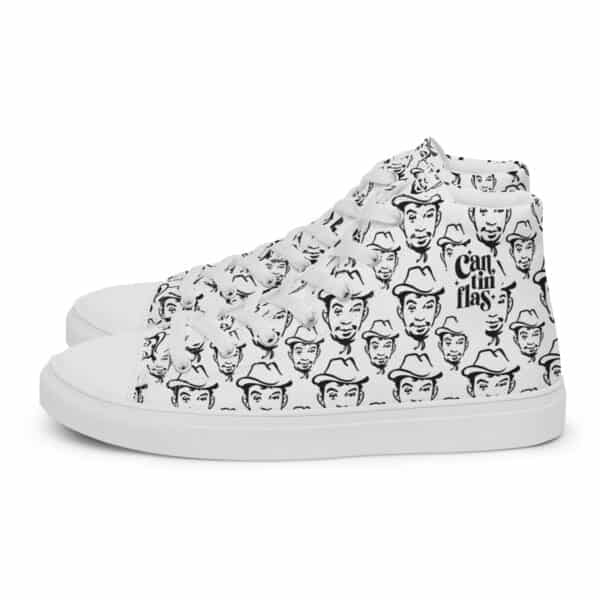 Women’s High Top Cantinflas Pattern Shoes