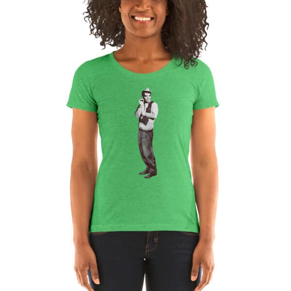 Cantinflas Quiubo Chato Women’s T-Shirt Green Triblend