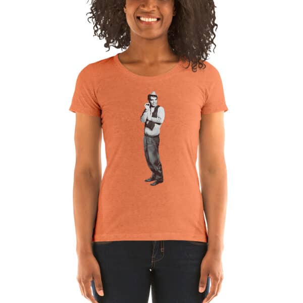 Cantinflas Quiubo Chato Women’s T-Shirt Orange Triblend