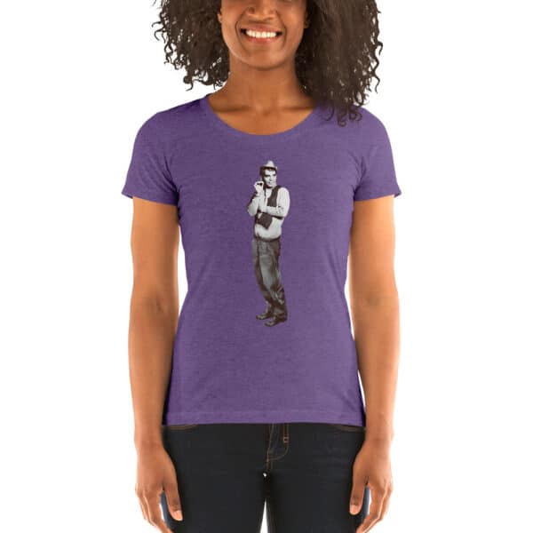 Cantinflas Quiubo Chato Women’s T-Shirt Purple Triblend