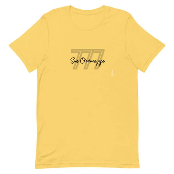 A Sus Ordnes Jefe Old Fashioned T-Shirt Yellow